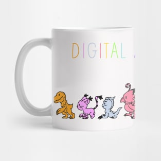 Digital walk -color- Mug